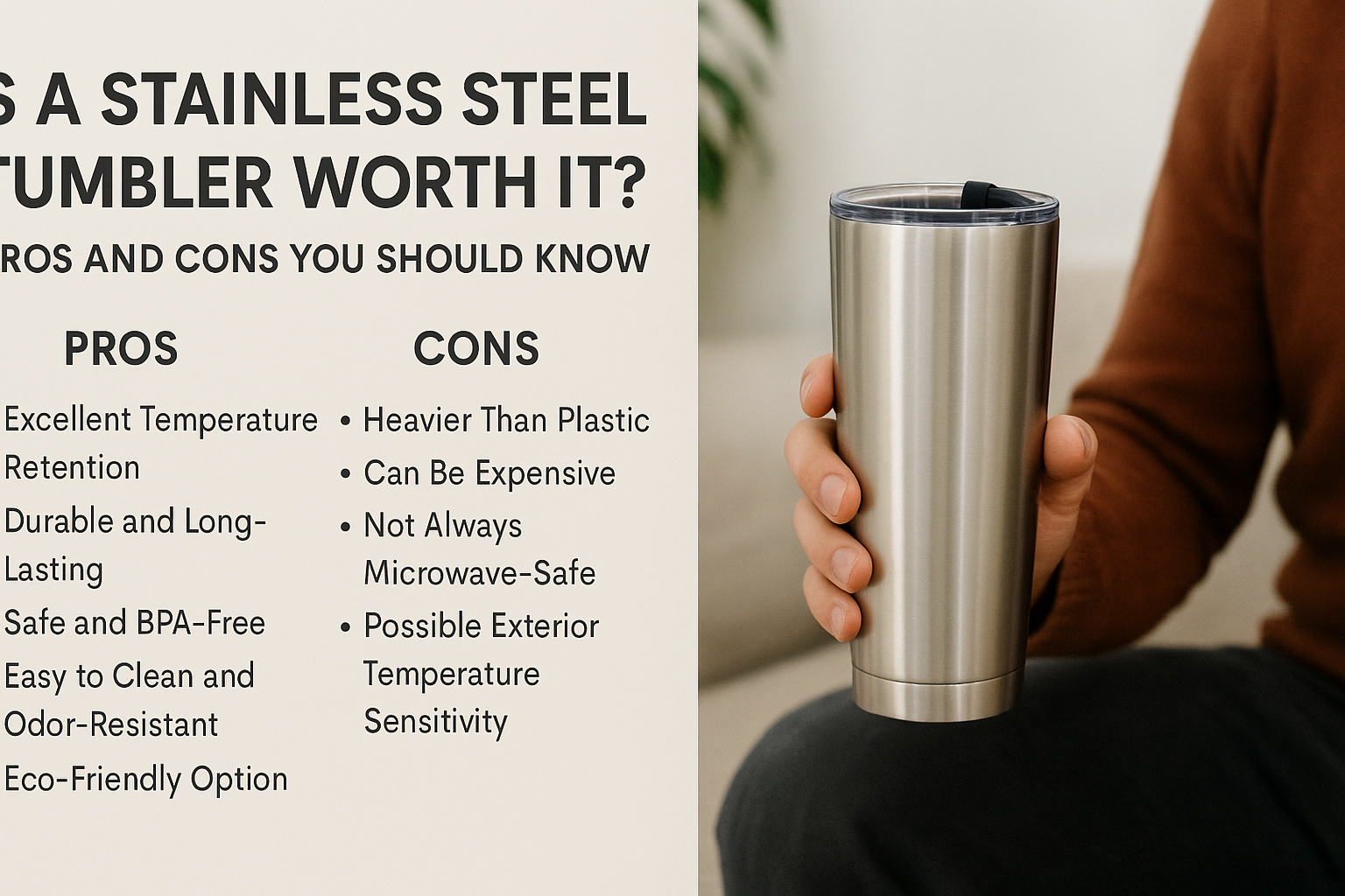 Is a Stainless Steel Tumbler Worth It? Pros and Cons You Should Know