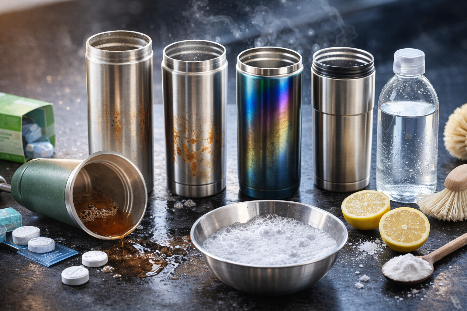 How to Clean Stainless Steel Travel Mugs (Stains, Rust & Odor Guide)