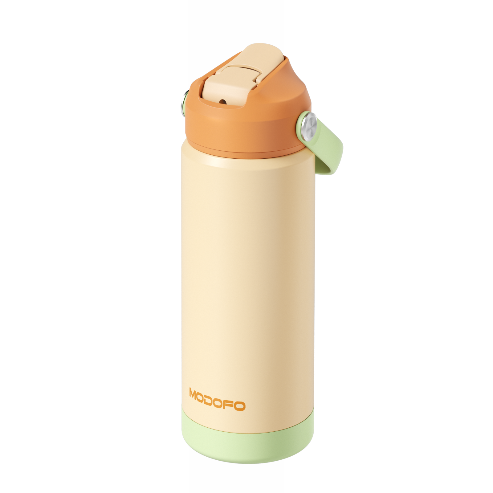 MODOFO Tumbler 18 oz Portable Stainless Steel Colorful Print Water Bottle with Straw