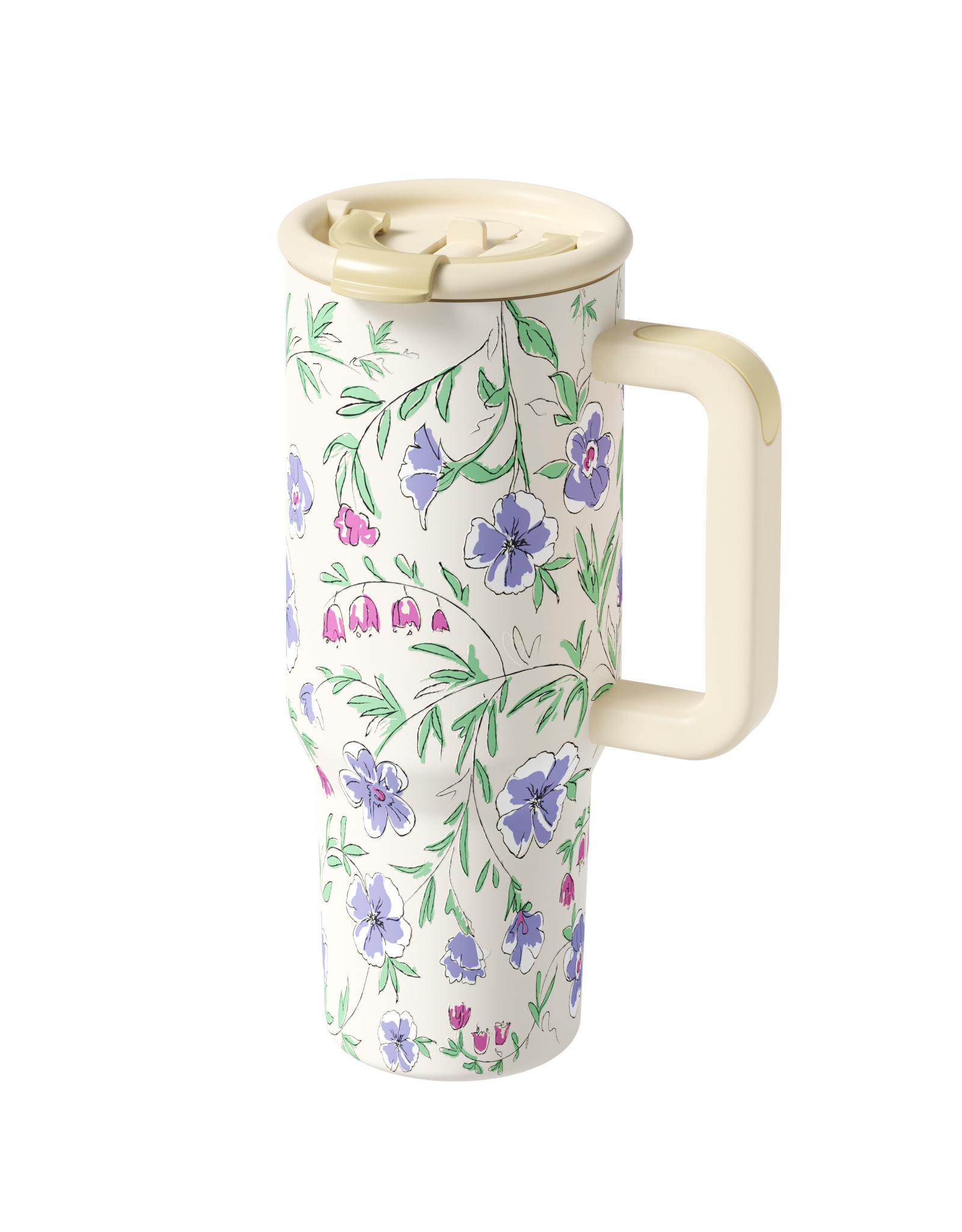 MODOFO 40oz Large Capacity Insulated Mug with Straw