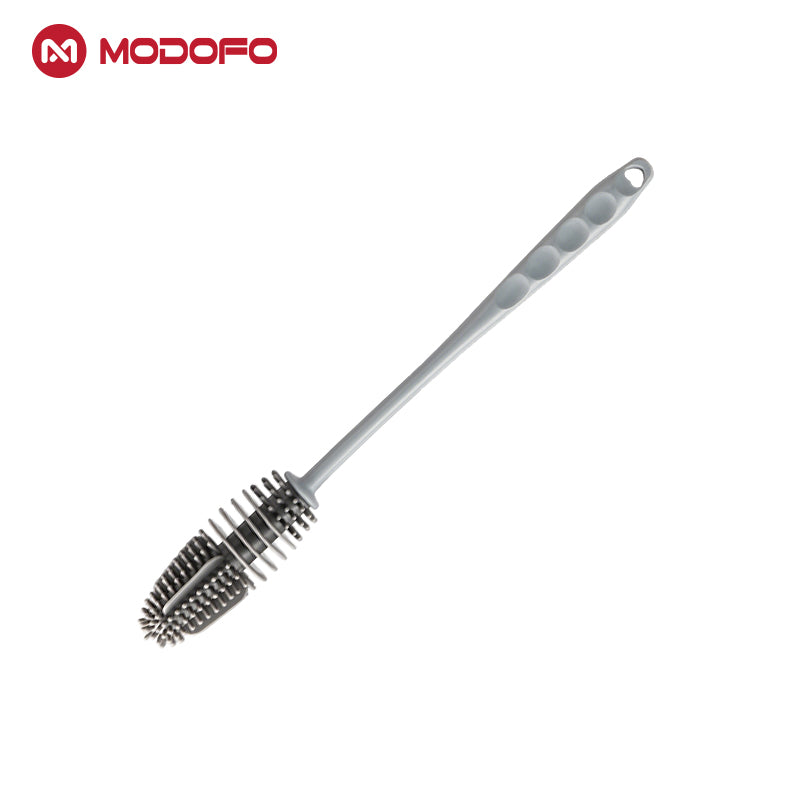 MODOFO Tumbler Brush Cup Brush Insulation Tumbler cleaning long handle Brush Silicone Brush
