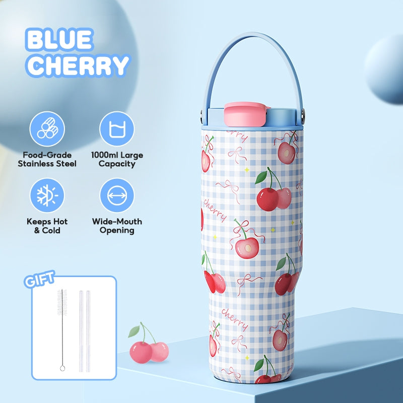 MODOFO 32 oz Select Drinking Tumbler with Bounce Straw