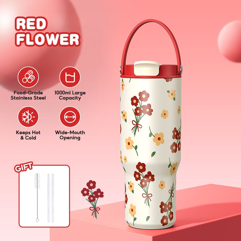 MODOFO 32 oz Select Drinking Tumbler with Bounce Straw