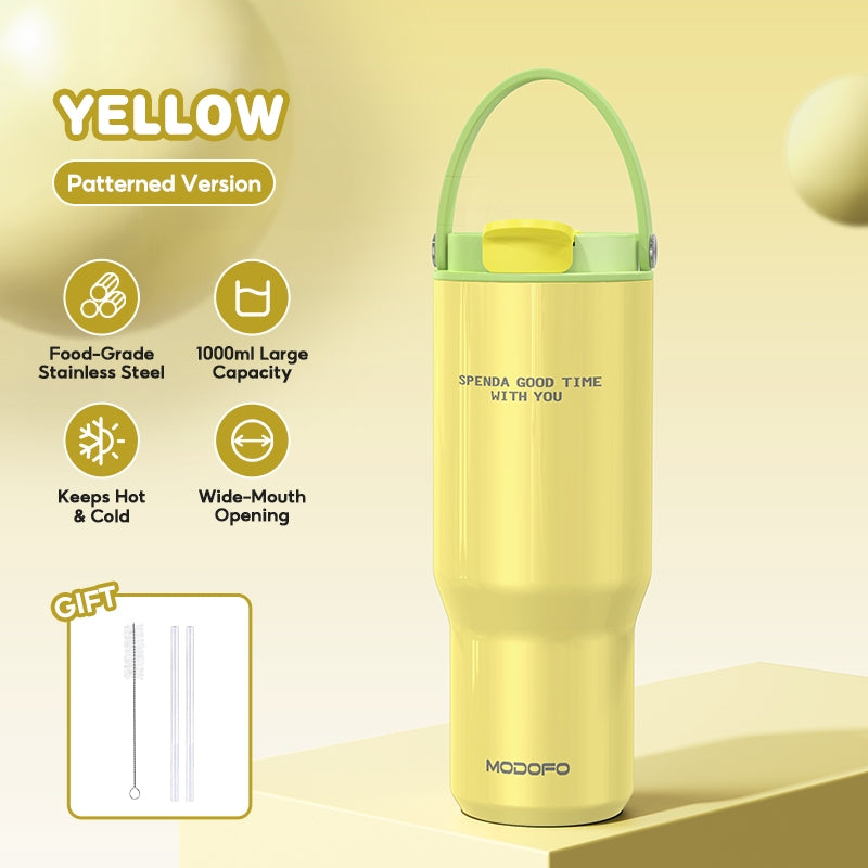 MODOFO 32 oz Select Drinking Tumbler with Bounce Straw