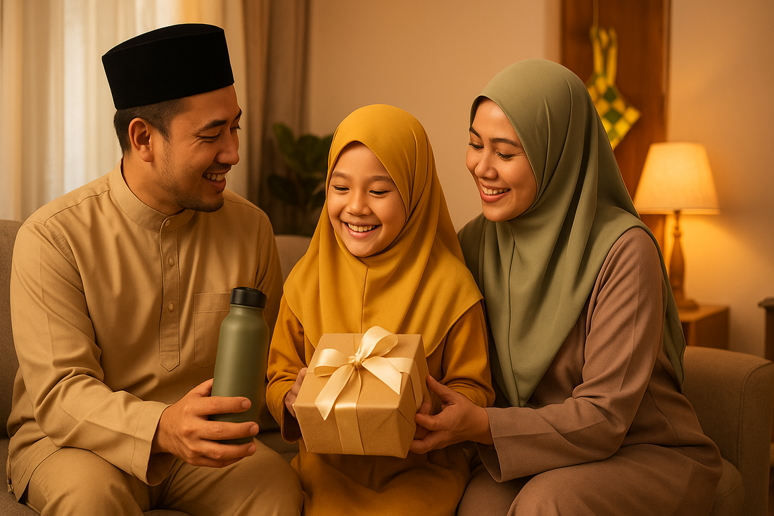 Hadiah Praktikal untuk Hari Raya Botol Minum Elegan yang Berguna Setiap Hari