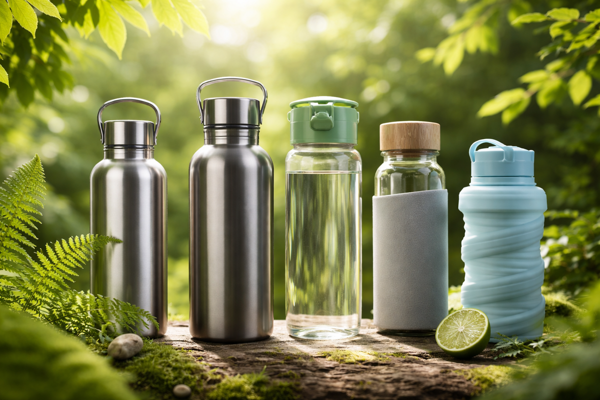 Reusable Drinkware Materials Guide 2026: Steel, Tritan & Glass Compared