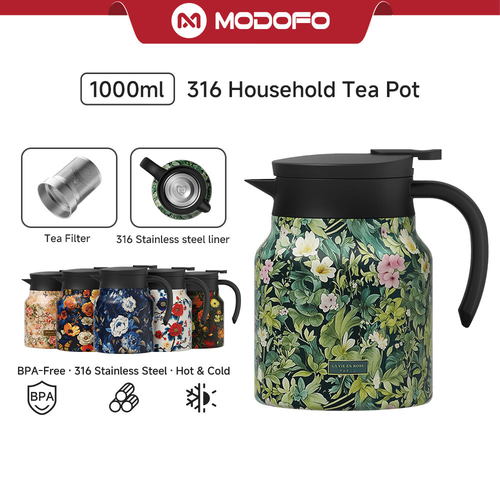MODOFO 316 Teko Stainless Steel Suhu Konstan Multifungsi Rebusan Universal 1000ML Kapasitas Besar