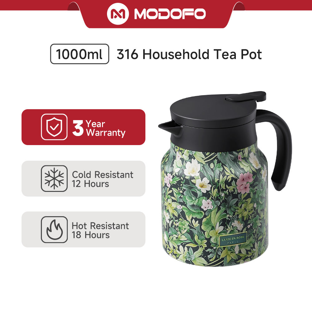 MODOFO 316 Teko Stainless Steel Suhu Konstan Multifungsi Rebusan Universal 1000ML Kapasitas Besar