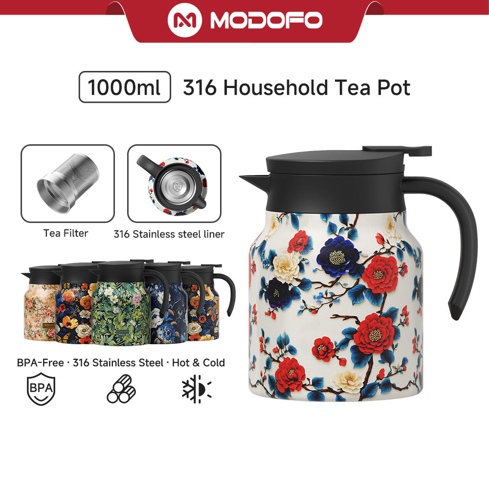 MODOFO 316 Teko Stainless Steel Suhu Konstan Multifungsi Rebusan Universal 1000ML Kapasitas Besar