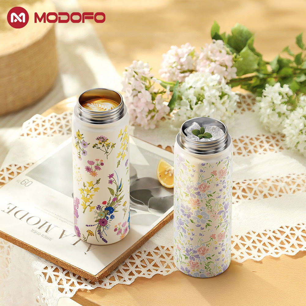 MODOFO Cartoon Print Series – Wide Mouth Water Cup 530ml