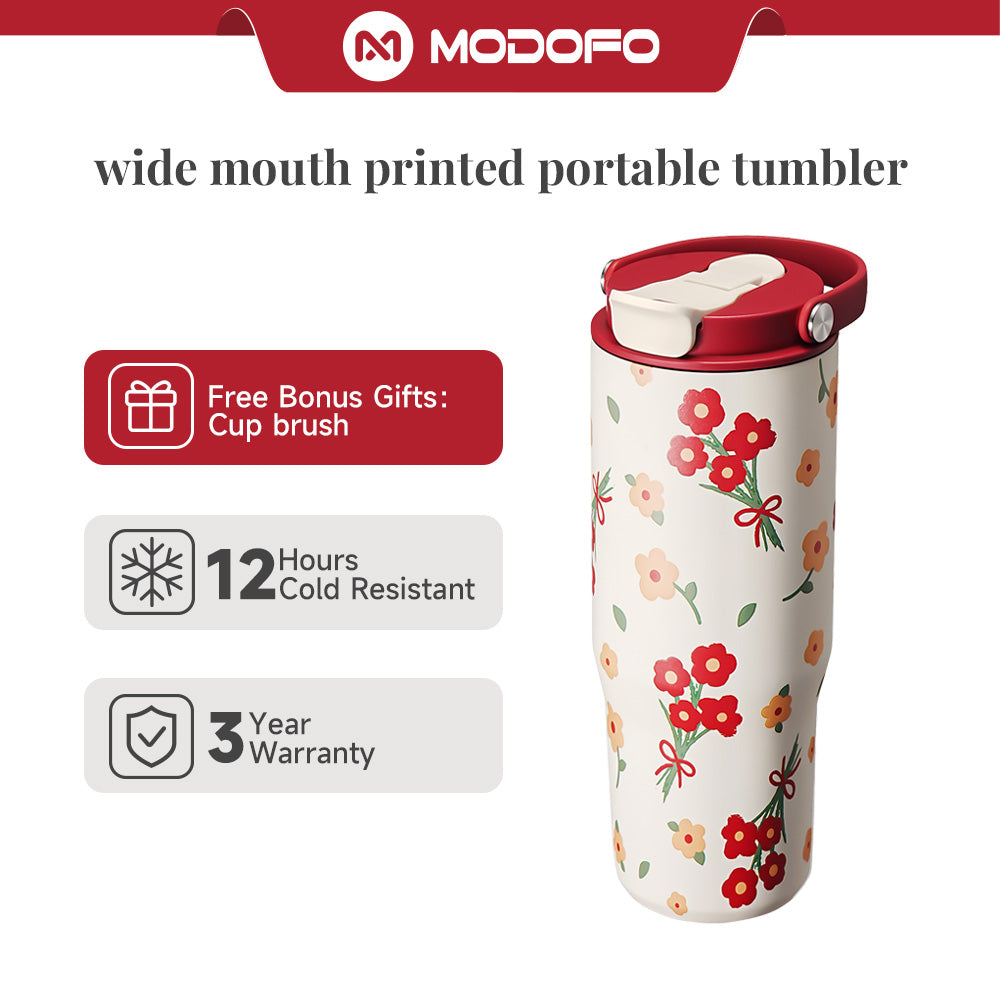 MODOFO Double Wall Insulated 32oz Coffee & Tea Cup