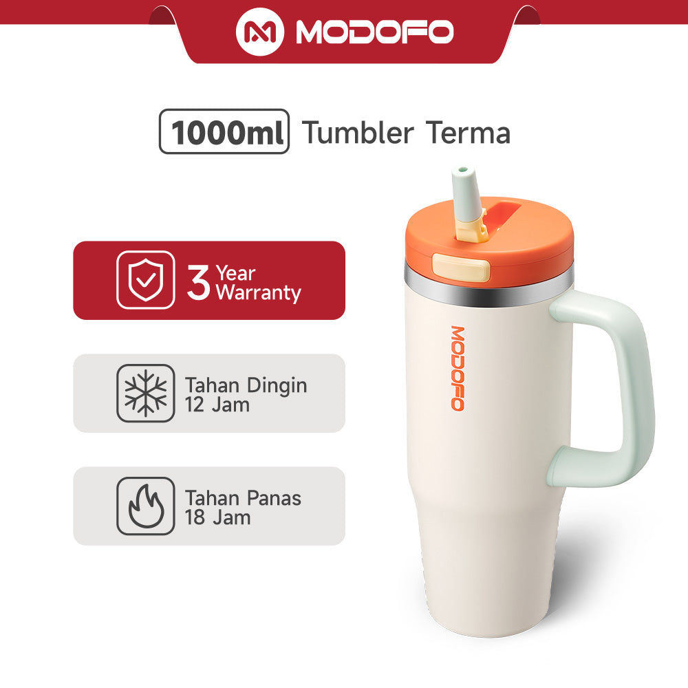 MODOFO Bouncing Tumbler – Keeps Drinks Hot & Cold  1000 ml for Daily Use