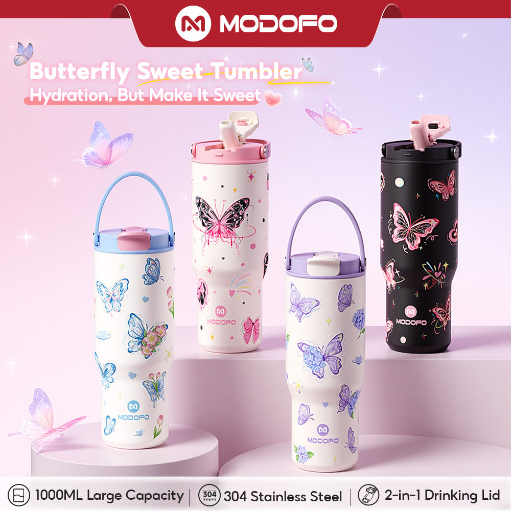 MODOFO Sweet Series❤ Straw Tumbler 304 SUS Thermos