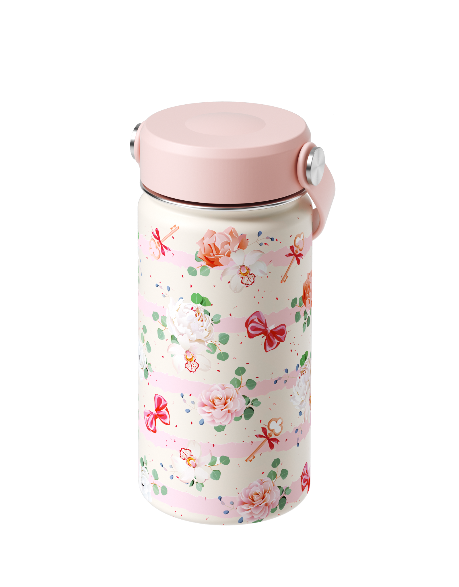 Botol Termos Anak MODOFO 12oz Stainless Steel Kartun Lucu Cangkir Perjalanan Portabel