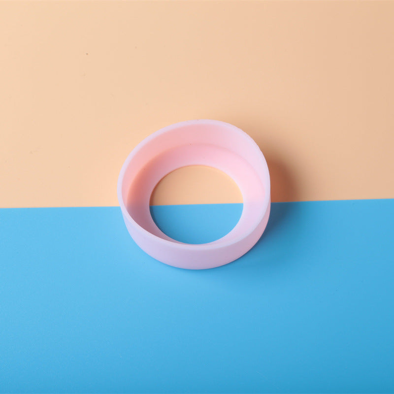 Colorful water cup lid with straw