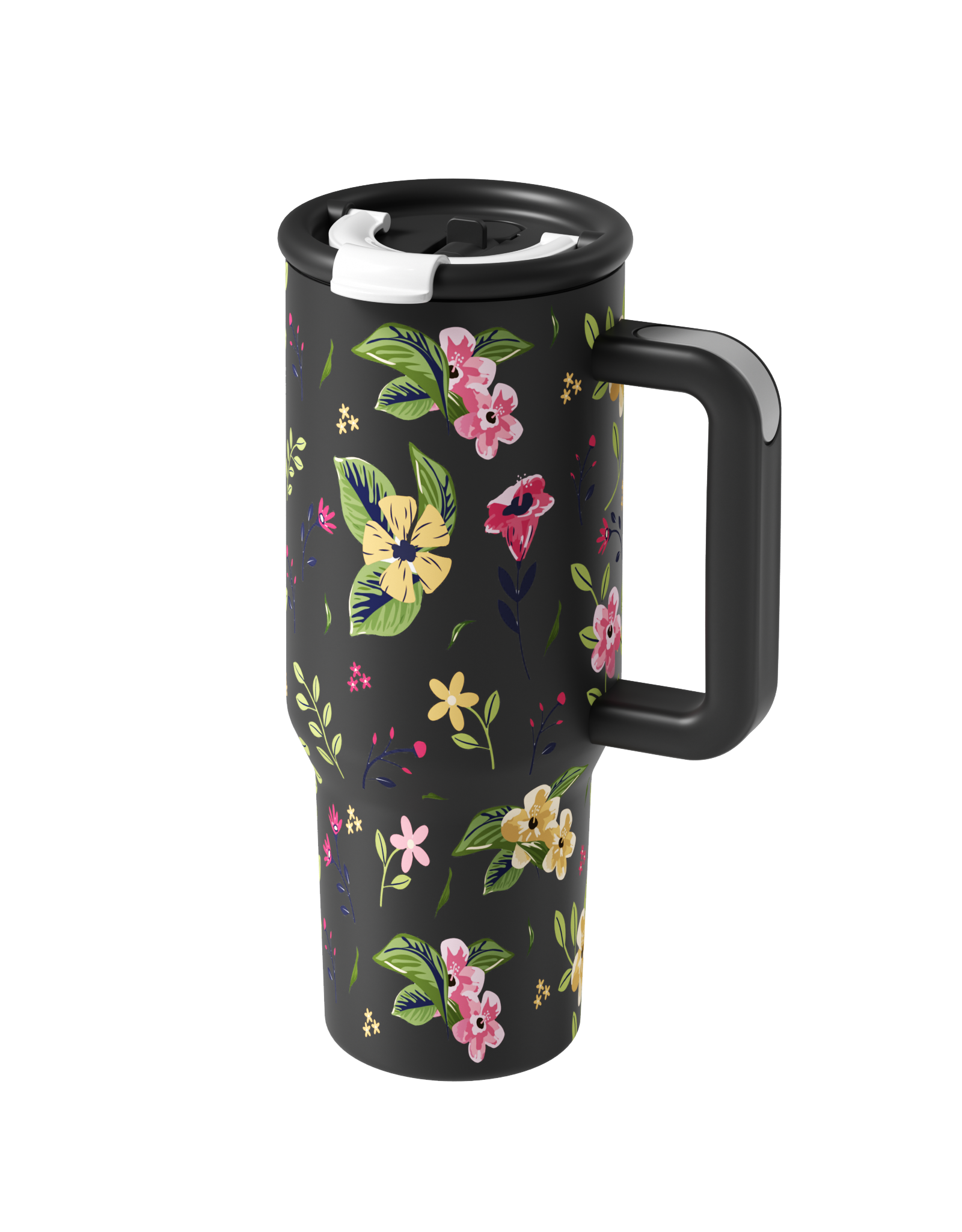 Mug Terisolasi Kapasitas Besar MODOFO 40oz dengan Sedotan
