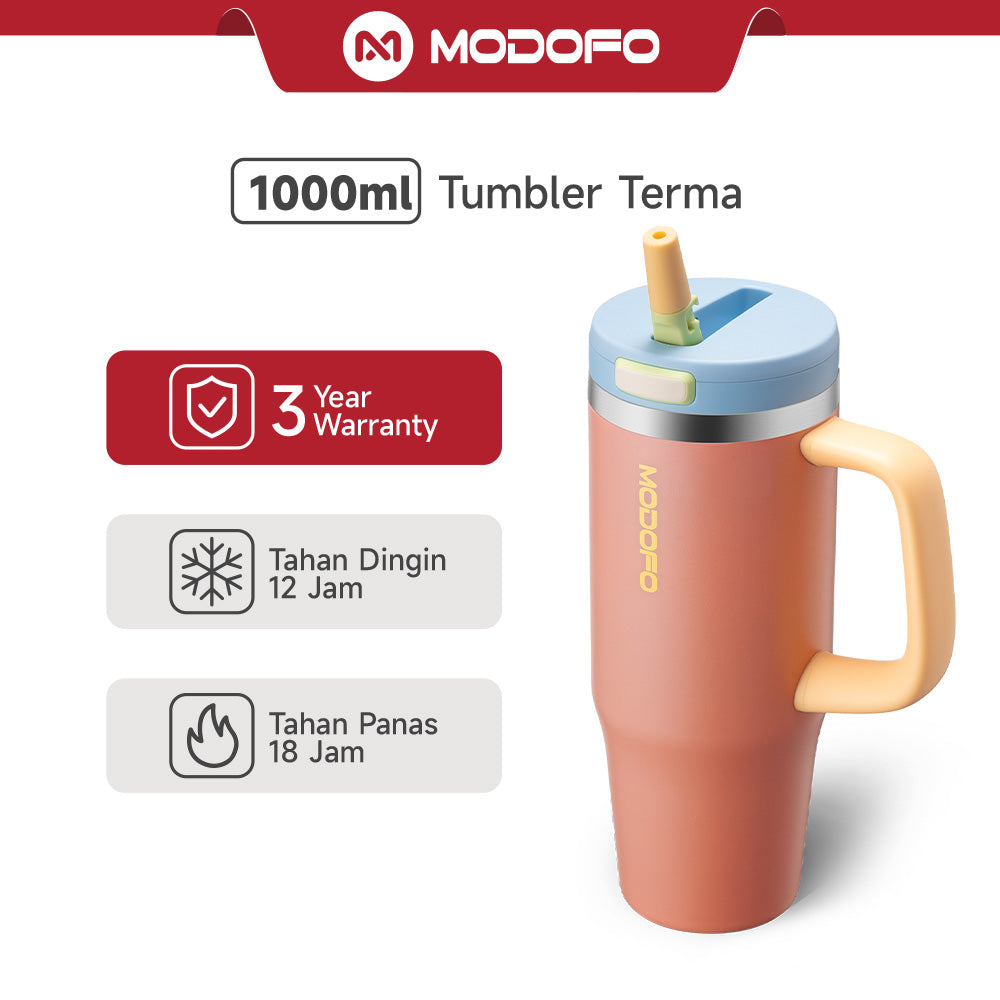 MODOFO Bouncing Tumbler – Keeps Drinks Hot & Cold  1000 ml for Daily Use