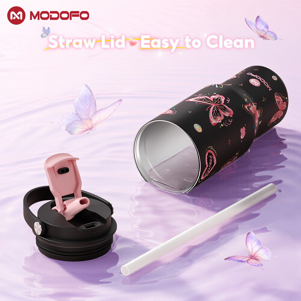 MODOFO Sweet Series❤ Straw Tumbler 304 SUS Thermos