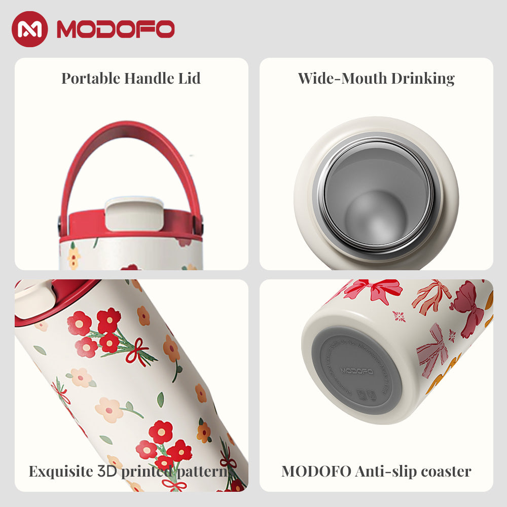 MODOFO Double Wall Insulated 32oz Coffee & Tea Cup
