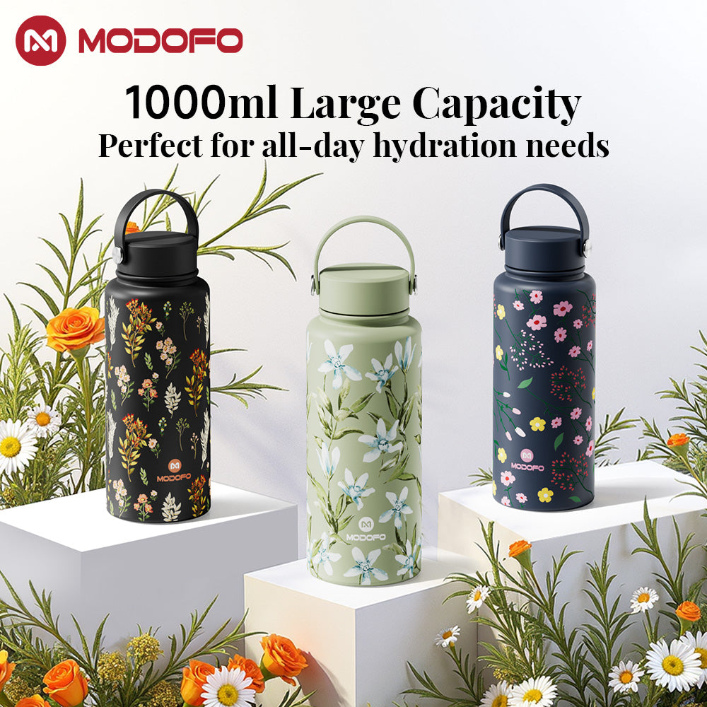 MODOFO 1000ml Insulated Tumbler – Christmas Gift Edition