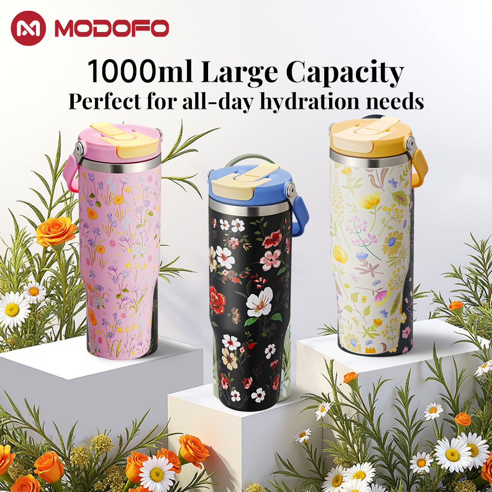 MODOFO Watercolor Series – Wide Mouth Water Bottle 530ml