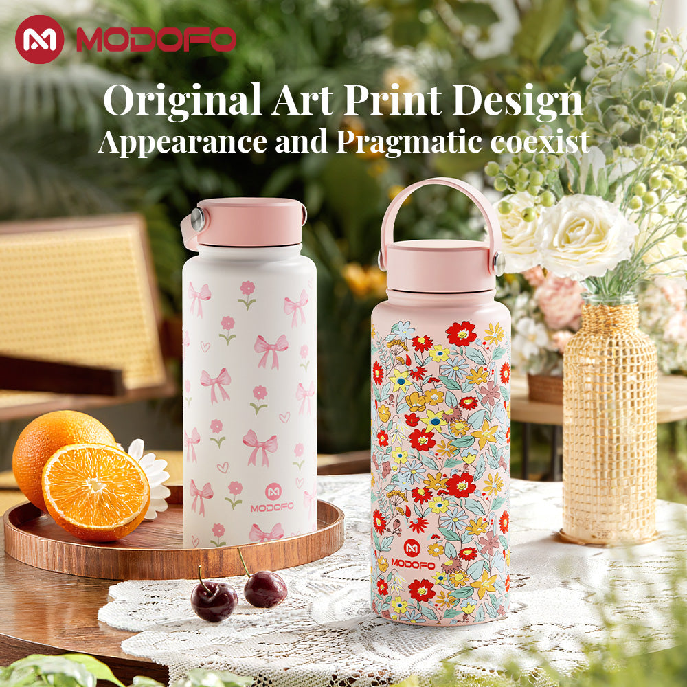 MODOFO 1000ml Insulated Tumbler – Christmas Gift Edition