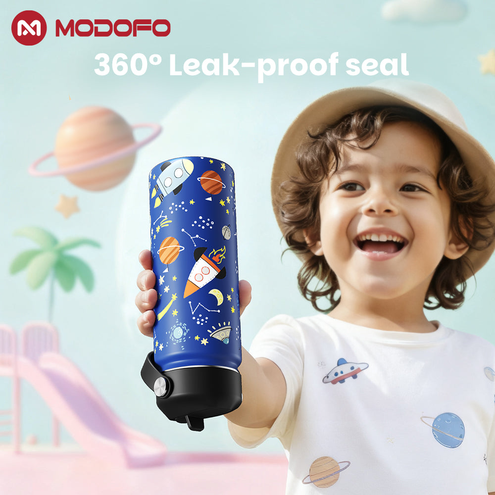 MODOFO 18oz Gelas Minum Anak Seri Kartun Lucu