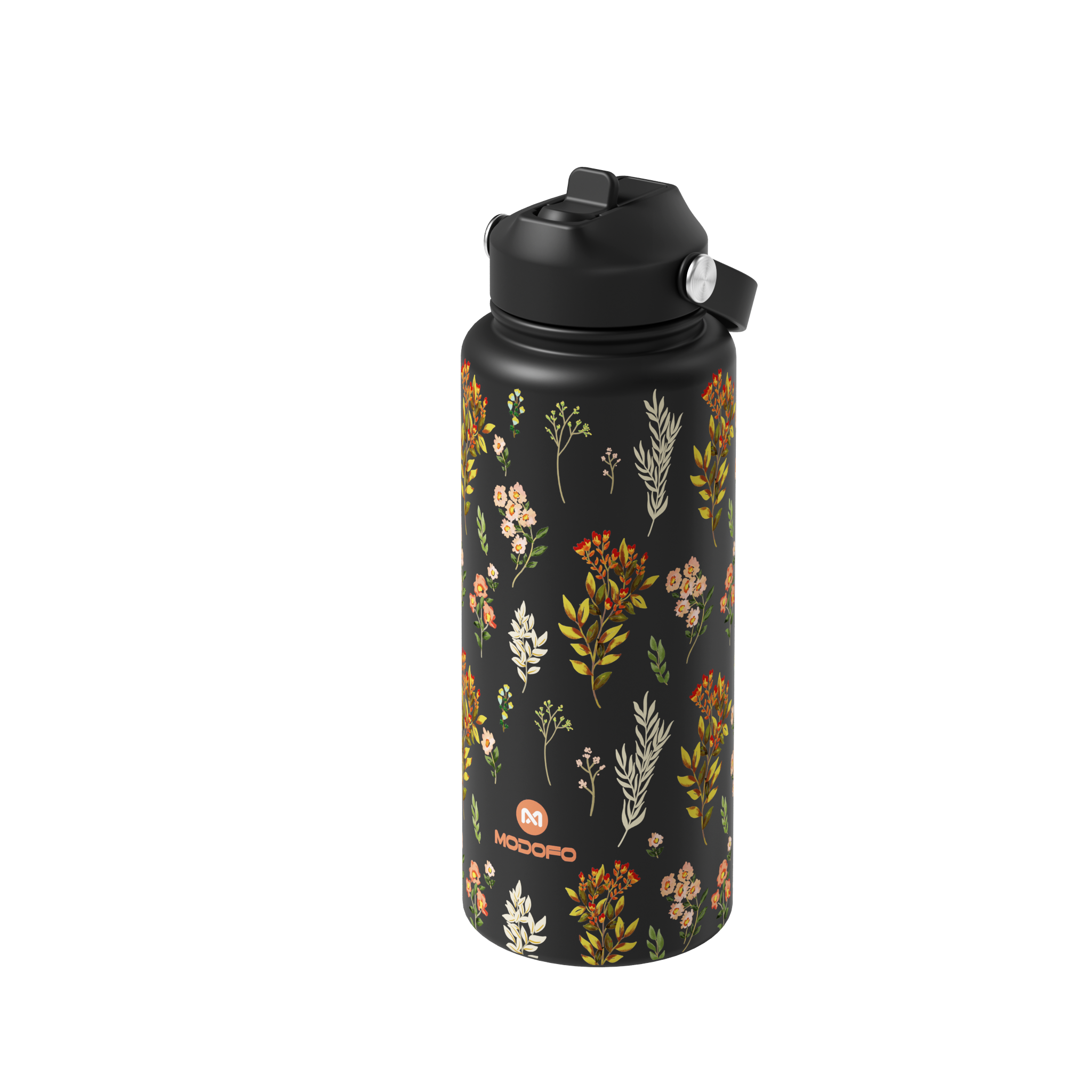 MODOFO 1000ml Insulated Thermos Bottle with Straw — Everyday Large-Capacity Hydration