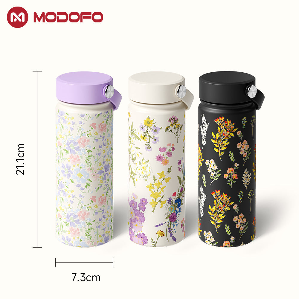 MODOFO Cartoon Print Series – Wide Mouth Water Cup 530ml