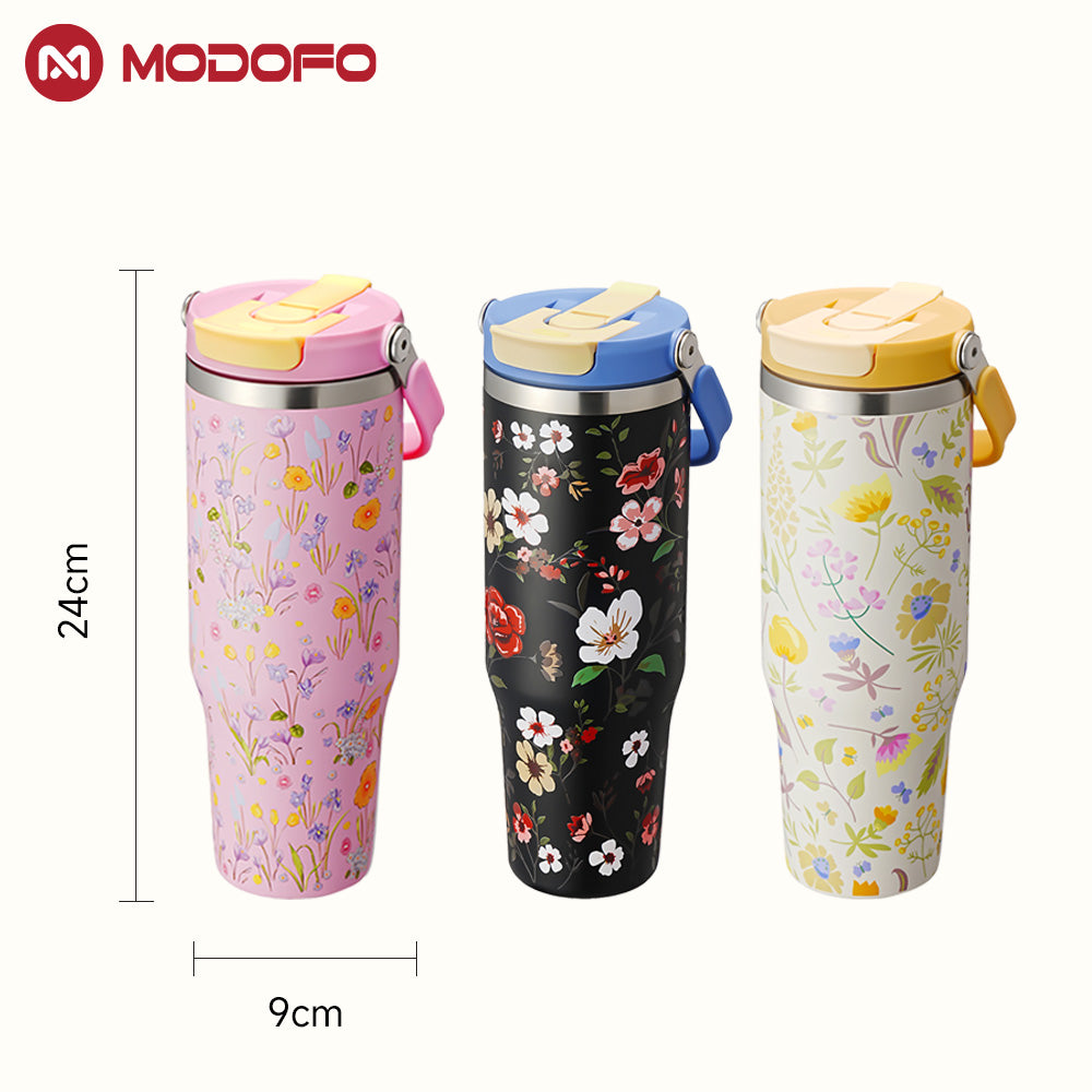 MODOFO Watercolor Series – Wide Mouth Water Bottle 530ml