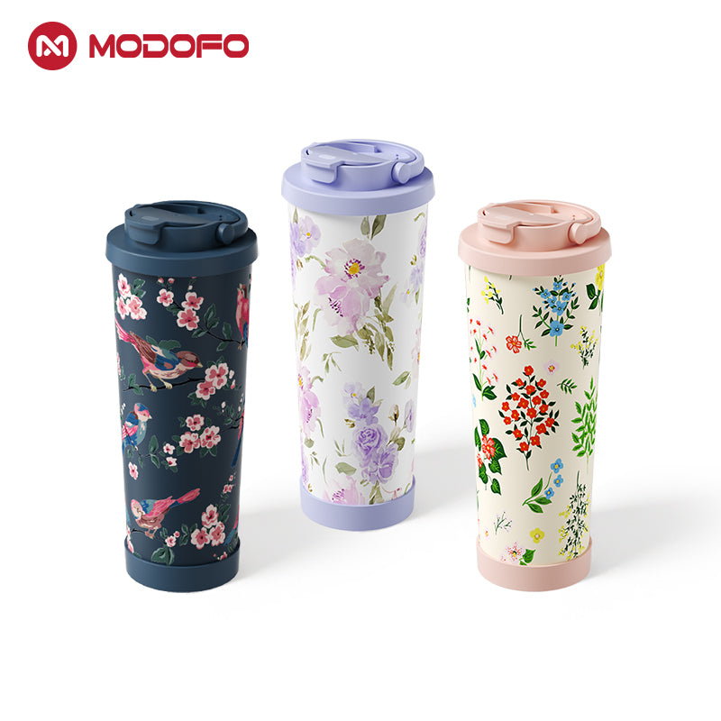 MODOFO Garden Drinking Straw 830ML Portable Stainless Steel