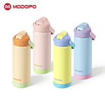 MODOFO Tumbler 18 oz Portable Stainless Steel Colorful Print Water Bottle with Straw