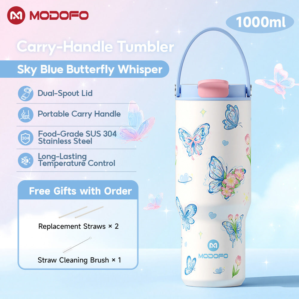 MODOFO Sweet Series❤ Straw Tumbler 304 SUS Thermos