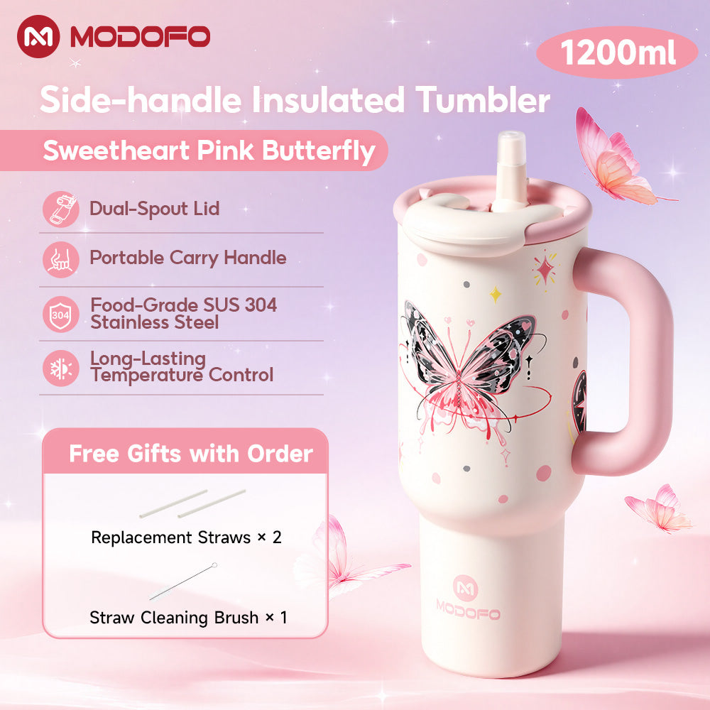 MODOFO Sweet Series❤ Straw Tumbler 304 SUS Thermos