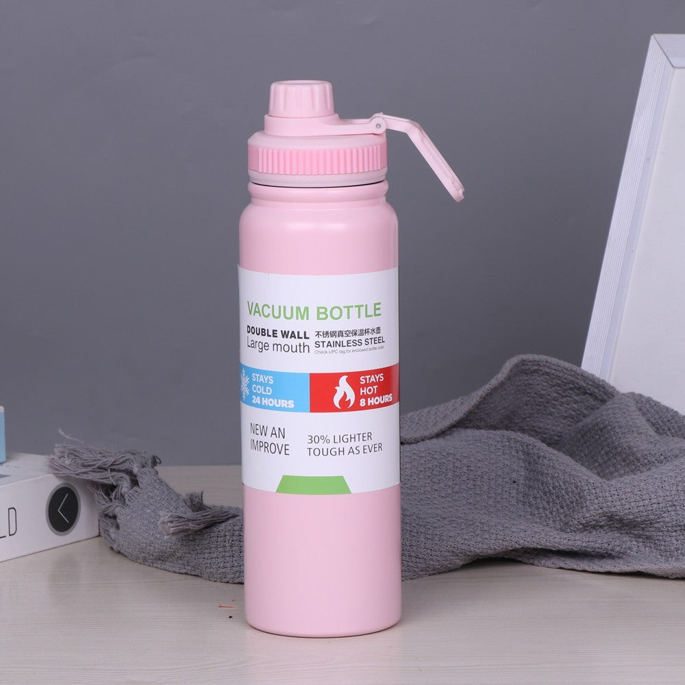 MODOFO 1000ml Sports Large Volume 304 Stainless Steel Vacuum Water Bottle