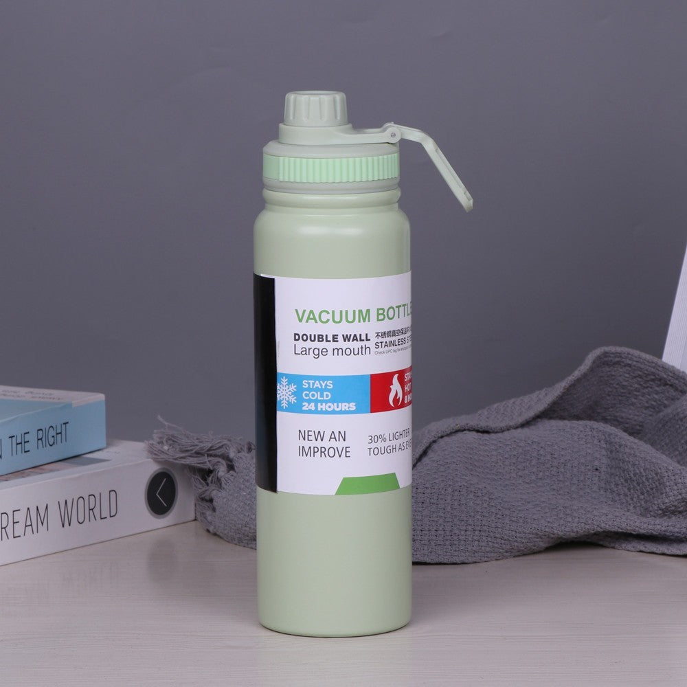 MODOFO 1000ml Sports Large Volume 304 Stainless Steel Vacuum Water Bottle