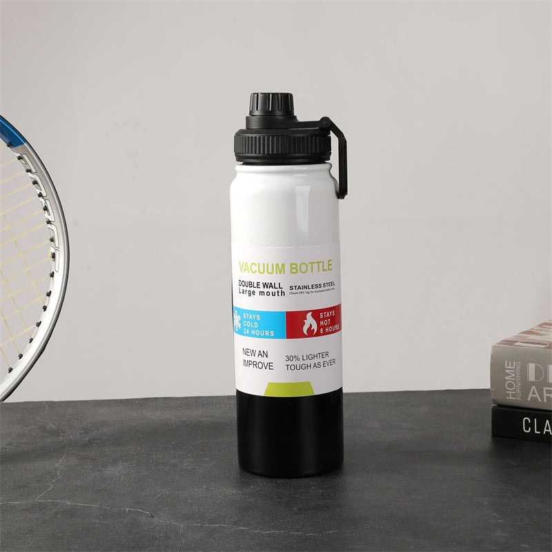 MODOFO 1000ml Sports Large Volume 304 Stainless Steel Vacuum Water Bottle