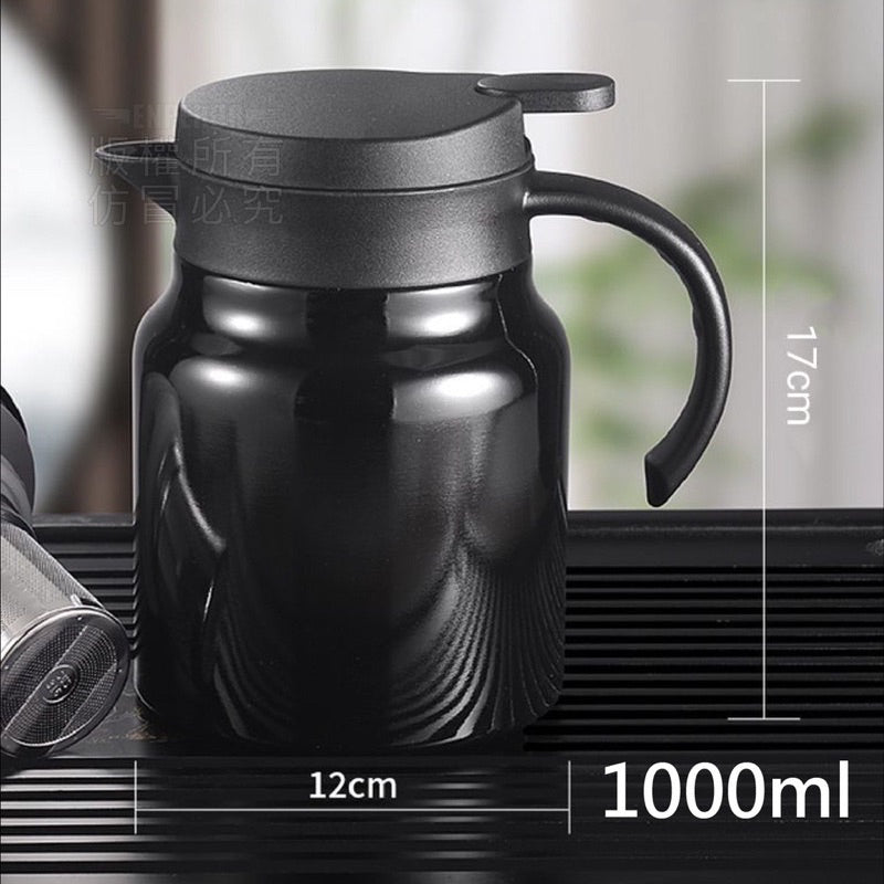 MODOFO Thermal Insulation Portable Stainless-Steel Teapot With Filter