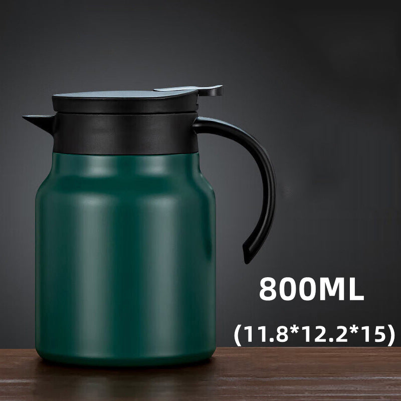 MODOFO Thermal Insulation Portable Stainless-Steel Teapot With Filter