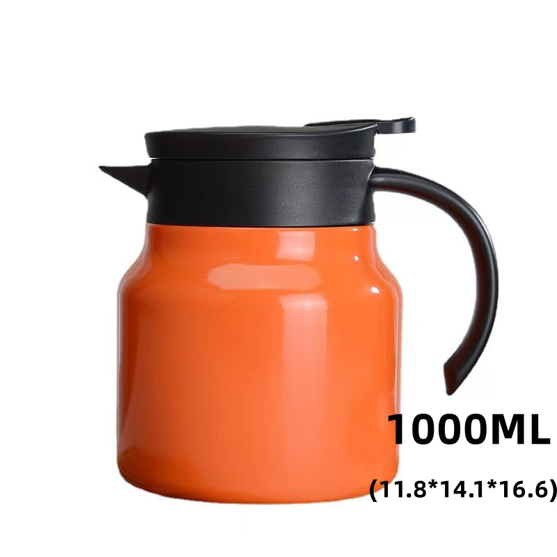 MODOFO Thermal Insulation Portable Stainless-Steel Teapot With Filter