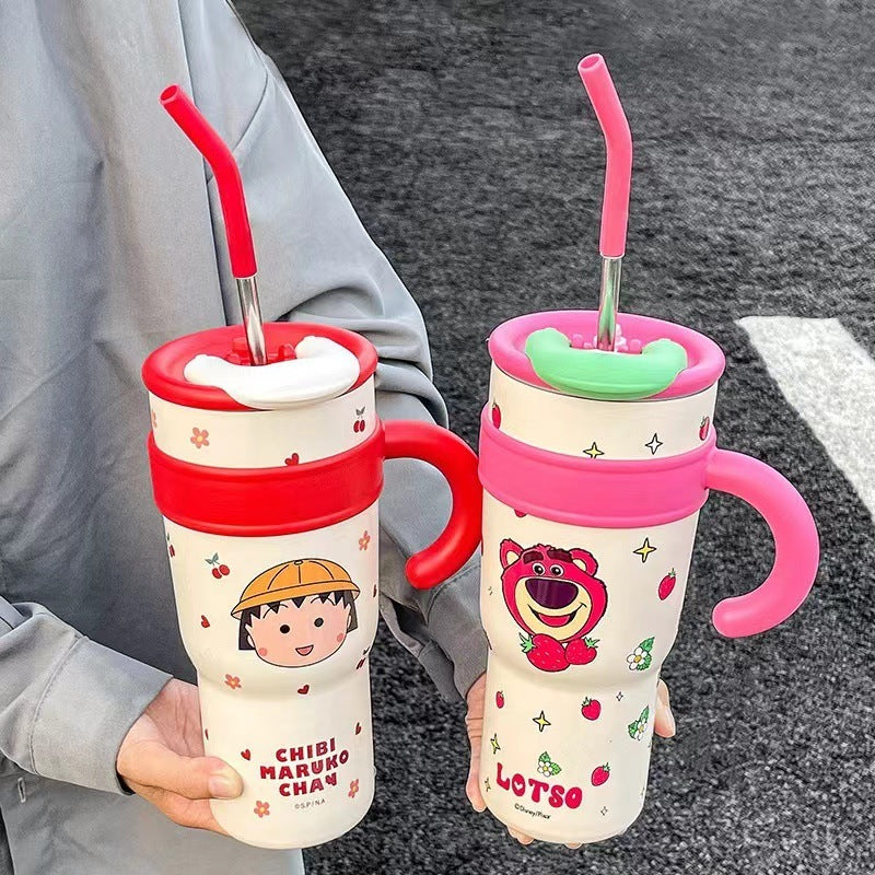 MODOFO Cute Cartoon Style 316 Stainless Steel Portable Water Bottle