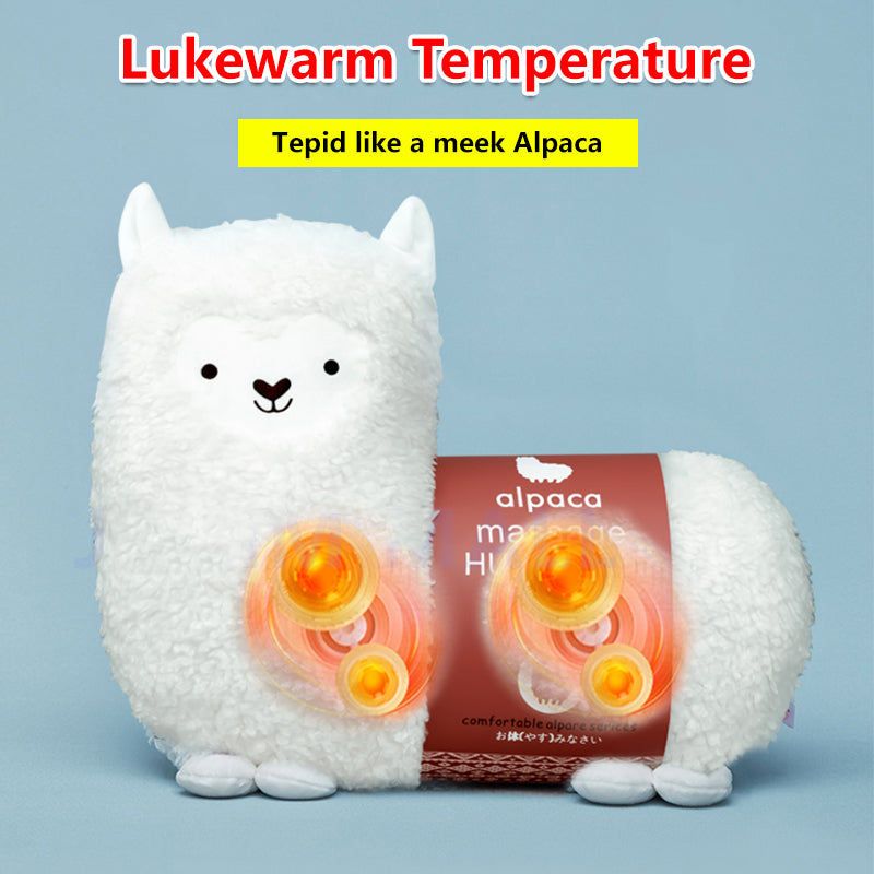 MODOFO Electric Alpaca Massage Pillow Neck Back Shoulder Massager
