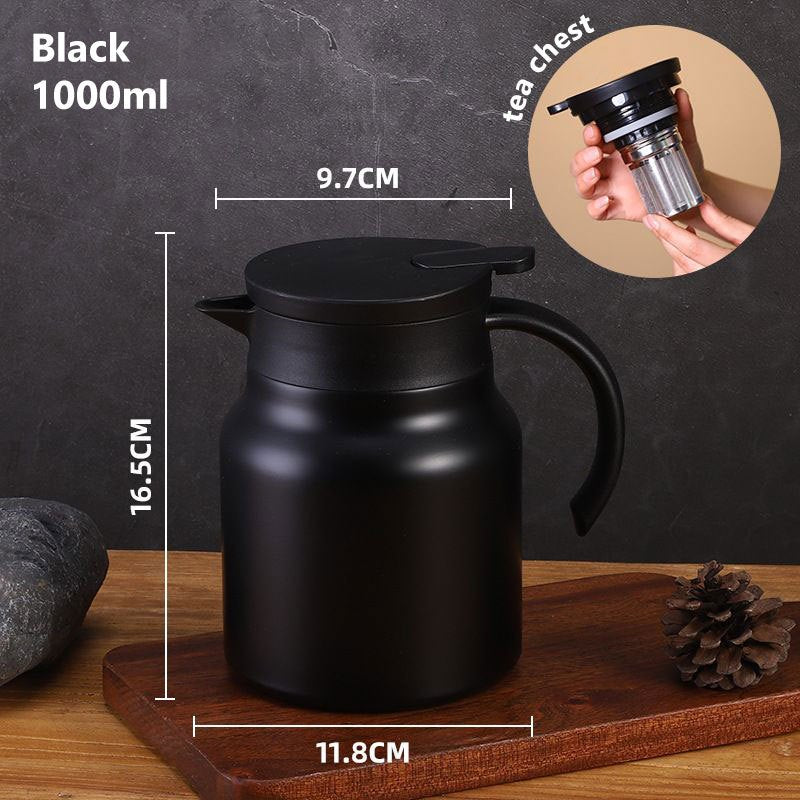 MODOFO Portable Insulation Stainless Steel Thermos Teapot