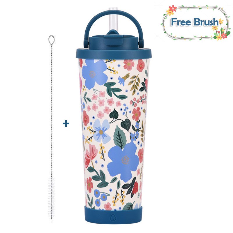 MODOFO Garden Drinking Straw 830ML Portable Stainless Steel