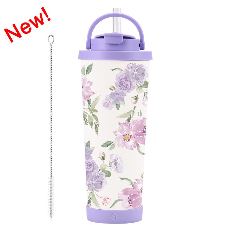 MODOFO Garden Drinking Straw 830ML Portable Stainless Steel