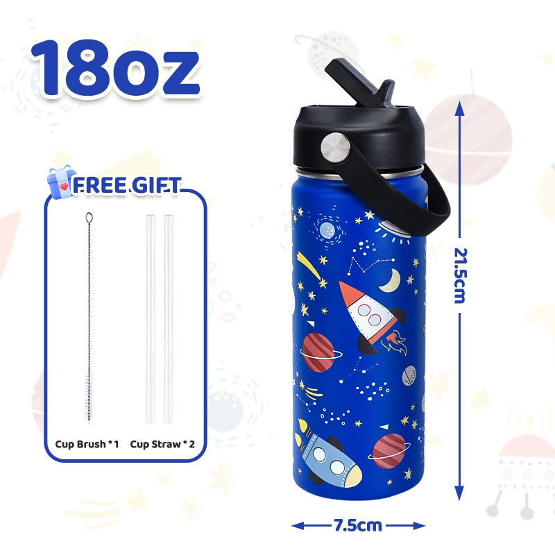 MODOFO 18oz Kids Cute Cartoon Series Drinking Cup