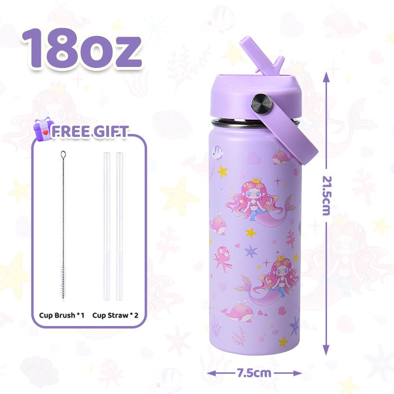 MODOFO 18oz Kids Cute Cartoon Series Drinking Cup