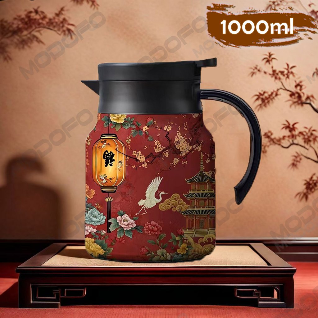 MODOFO 316 Constant Temperature Stainless Steel Teapot Multi-function Stewing Universal 1000ML Large Capacity