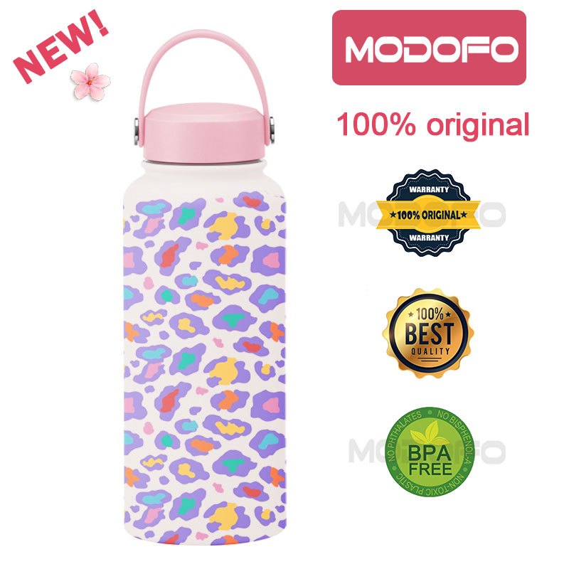MODOFO 1000ML Large Volume Thermos Cup Printing Series Essential for Hydration
