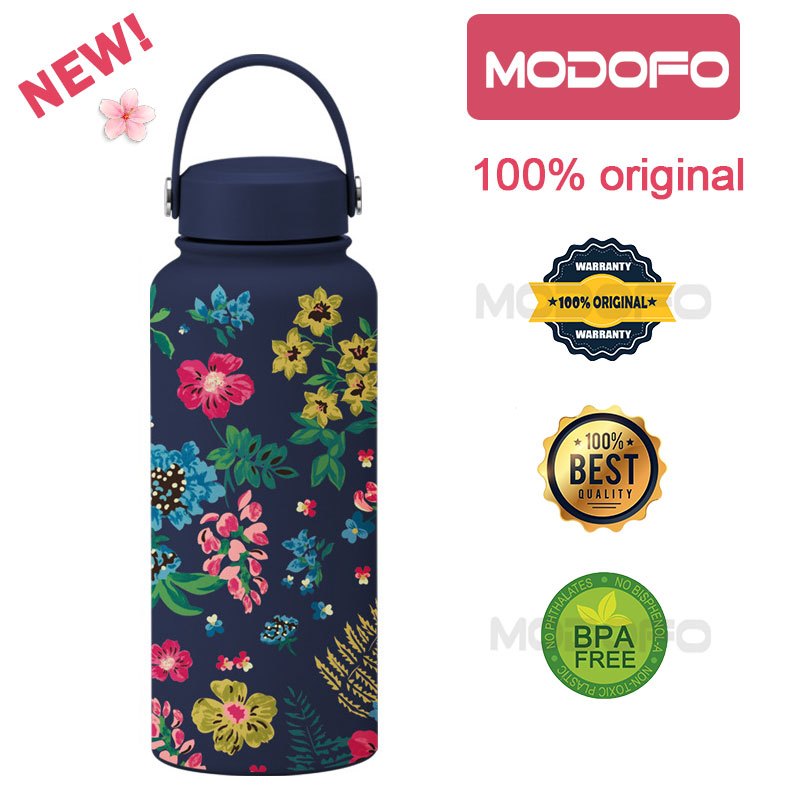 MODOFO 1000ML Large Volume Thermos Cup Printing Series Essential for Hydration
